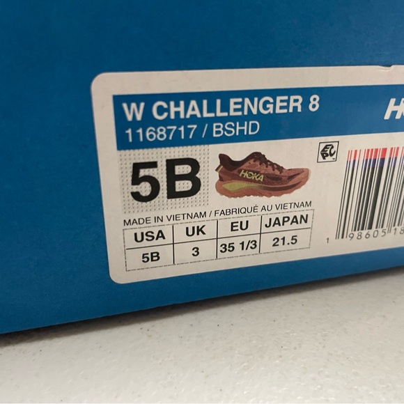 Hoka Challenger 8 in Pink and Green - Picture 5 of 5